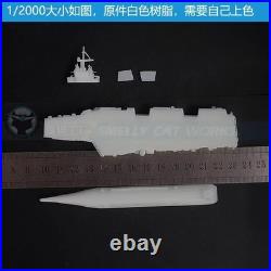 1/700/1250/2000 France Charles de Gaulle Aircraft Carrier Model Kit 3D Printed