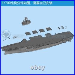 1/700/1250/2000 U. S. Navy Forrestal Aircraft Carrier Model Kit 3D Printed