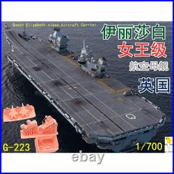 1/700 British Queen Elizabeth Class Aircraft Carrier Unpainted Model Kit