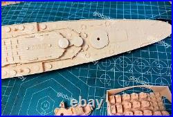 1/700 French Battleship Burgundy (waterline/full hull)3D Printed resin kit