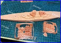 1/700 French Battleship Burgundy (waterline/full hull)3D Printed resin kit