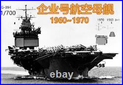 1/700 G-094 CVN65 Nuclear Powered Aircraft Carrier Model 1960Y 3D Resin Kit Boat