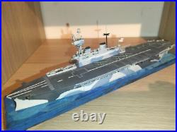 1/700 HMS EAGLE 1942 scratchbuilt and painted waterline model 1/700 HMS EAGLE 1942 scratchbuilt and painted waterline model