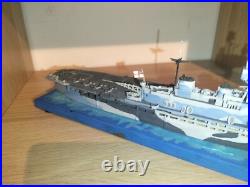 1/700 HMS EAGLE 1942 scratchbuilt and painted waterline model 1/700 HMS EAGLE 1942 scratchbuilt and painted waterline model