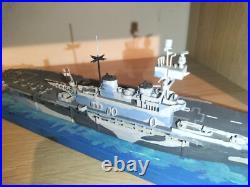 1/700 HMS EAGLE 1942 scratchbuilt and painted waterline model 1/700 HMS EAGLE 1942 scratchbuilt and painted waterline model