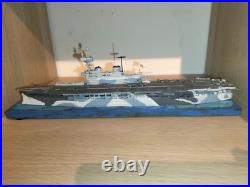 1/700 HMS EAGLE 1942 scratchbuilt and painted waterline model 1/700 HMS EAGLE 1942 scratchbuilt and painted waterline model