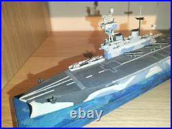 1/700 HMS EAGLE 1942 scratchbuilt and painted waterline model 1/700 HMS EAGLE 1942 scratchbuilt and painted waterline model