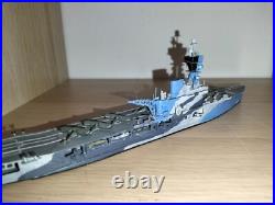 1/700 HMS HERMES 1942 OCEAN RAID SCRATCHBUILT and PAINTED PLASTIC MODEL 1/700 HMS HERMES 1942 OCEAN RAID SCRATCHBUILT and PAINTED PLASTIC MODEL