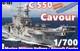1-700-Italian-Aircraft-Carrier-Cavour-C550-Unpainted-3D-Printed-Model-Kit-01-vgy