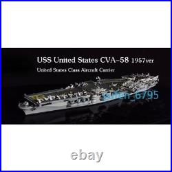 1/700 USS United States G-134 CVA-58 Clas Aircraft Carrier Print Kit White Model