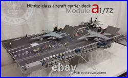 1/72 Nimitz Aircraft Carrier Deck Model Helipad A4 Module Model Toy