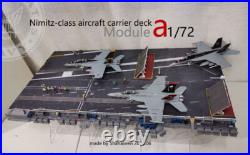 1/72 Nimitz Aircraft Carrier Deck Model Helipad A4 Module Model Toy