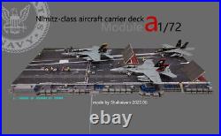 1/72 Nimitz Aircraft Carrier Deck Model Helipad A4 Module Model Toy