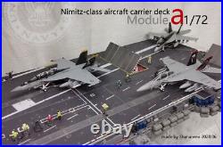 1/72 Nimitz Aircraft Carrier Deck Model Helipad A4 Module Model Toy