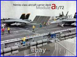 1/72 Nimitz Aircraft Carrier Deck Model Helipad A4 Module Model Toy