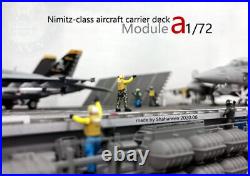 1/72 Nimitz Aircraft Carrier Deck Model Helipad A4 Module Model Toy