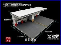 1/72 Nimitz Aircraft Carrier Hangar Model Carrier DeckModel Excluding Aircraft