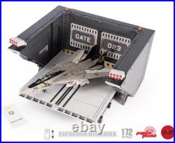 1/72 Scale Aircraft Carrier Elevator Deck Diorama LED Light Sound Effects Model