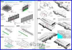 1/72 US Navy Aircraft Carrier Catapult Deck & Catwalk Model Kit No. 4 Japan New