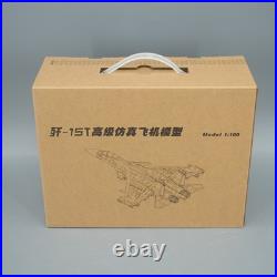 1100 J-15T Carrier-based Fighter Jet Airplane Diecast Military Aircraft Model