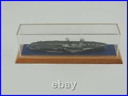 11250 Metal Ship Model HMS Eagle Aircraft Carrier in Display Case