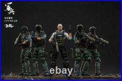 118 JOYTOY JTUS006 City Riot Police 5pcs Mini Soldier Action Figure Collectible