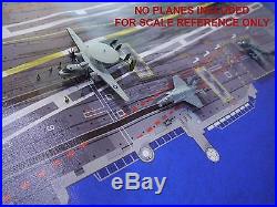 1200 US aircraft carrier Canvas ground foil military HUGE