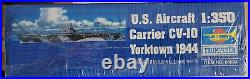 1350 Trumpeter Models USS Yorktown CV10 Carrier KIT FACTORY SEALD See Dsc/Pics