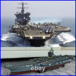 1350 USS Enterprise CVN-65 Aircraft Carrier box has alot of shelf wear