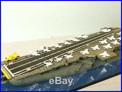 1500 Scale Built Plastic Model Ship Aircraft Carrier CV16 USS Lexington
