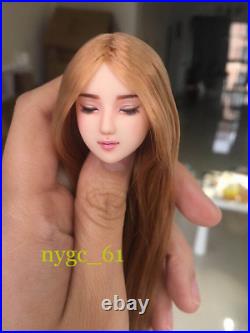 16 Beauty Girl Close eyes Obitsu Head Sculpt Fit 12'' Female PH UD LD Figure