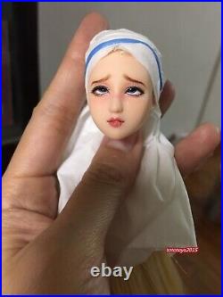 16 Beauty Girl Crying expression Head Sculpt Fit 12'' Female PH UD LD Body Toy