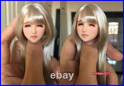 16 Little Girl Crying expression Head Sculpt Fit 12'' Female PH UD LD Body Toy