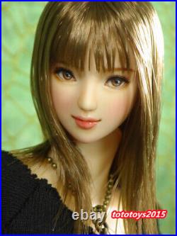 16 Ob27 Anime Beauty Girl Head Sculpt Fit 12'' Female PH UD LD Figure Body Toys