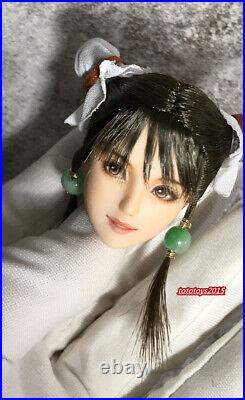 16 obitsu OB Fighter Chun-Li Girl Head Sculpt Fit 12'' Female PH UD LD Figure
