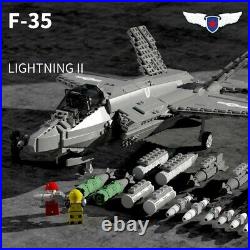 1600PCS F35 Lighting II Carrier Aircraft Fighter Building Block Figure Set New