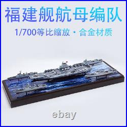 1700 China Fujian Carrier Fleet Aircraft Carrier Metal Model Collectible Toy