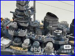 1700 Italian Navy Battleship Rome super upgraded parts completed model
