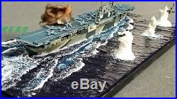 1700 Kamikazes Attacking USS Enterprise Aircraft Carrier Water Line Diorama