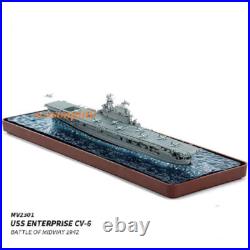1700 MILVIC USS Enterprise CV-6 1942 US Navy Aircraft Carrier Model Toy