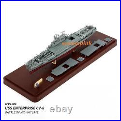1700 MILVIC USS Enterprise CV-6 US Navy Aircraft Carrier 1942 Ship Model Toy