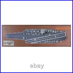 1700 MILVIC USS Enterprise CVN-65 US Navy Aircraft Carrier Ship Model Metal New