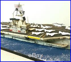 1720 Scale Built Plastic Model Ship Aircraft Carrier CV60 USS Saratoga