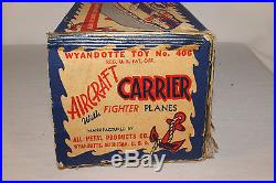 1940's Wyandotte Aircraft Carrier with Airplanes, Nice with Original Box