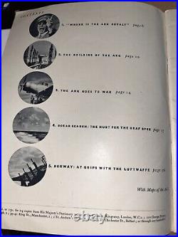 1942 HMS Ark Royal Aircraft Carrier Booklet Account Of Her Achievement