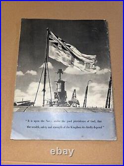 1942 HMS Ark Royal Aircraft Carrier Booklet Account Of Her Achievement