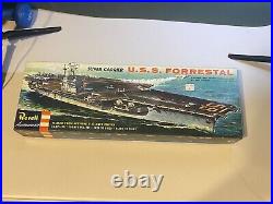 1956 Revell U. S. S. Forrestal Super Carrier Model Kit H-339298
