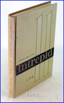 1960-61 USS Intrepid CVA-11 Meditteranean Cruise Aircraft Carrier Book Hardcover