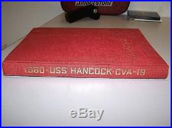 1960 U. S. Navy CVA-19 USS HANCOCK Pre Vietnam AIRCRAFT CARRIER Cruise Year Book