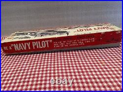 1960's Bandai Battery Operated RC WW2 Navy Pilot F4F Wildcat WithBox Tested